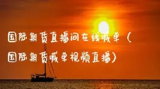 国际期货直播喊麦(国际期货直播间在线喊单)_https://www.cqckcrrc.com_股票理财_第1张
