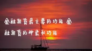 描述金融期货的主要功能(金融期货的基本功能)_https://www.cqckcrrc.com_期货知识_第1张