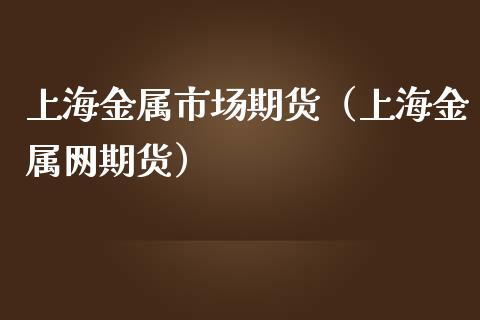 上海金属市场期货(上海金属网期货)_股票理财_第1张_期货投资网 上海金属市场期货(上海金属网期货)_https://www.cqckcrrc.com_股票理财_第1张