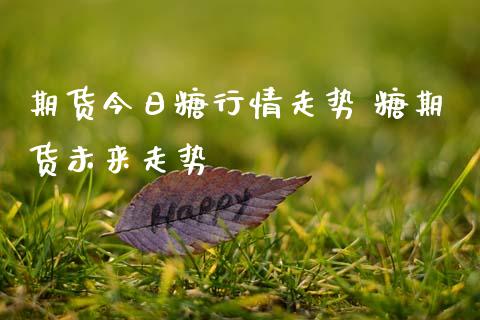 期货今日糖行情走势 糖期货未来走势_https://www.cqckcrrc.com_黄金期货_第1张