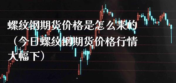 螺纹钢期货价格是怎么来的（今日螺纹钢期货价格行情大幅下）_https://www.cqckcrrc.com_原油期货_第1张