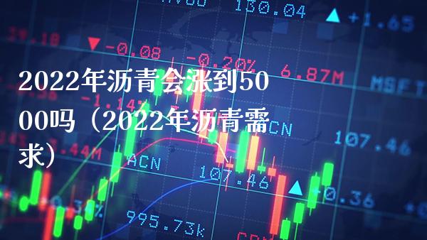 2022年沥青会涨到5000吗（2022年沥青需求）_https://www.cqckcrrc.com_道指直播_第1张