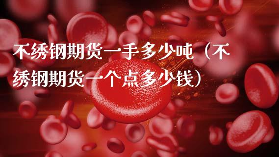 不绣钢期货一手多少吨（不绣钢期货一个点多少钱）_https://www.cqckcrrc.com_纳指直播_第1张