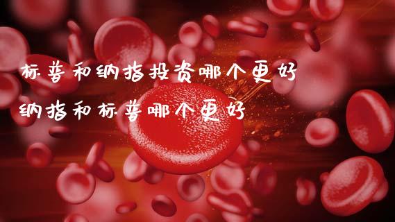 标普和纳指投资哪个更好 纳指和标普哪个更好_纳指直播_第1张_期货投资网 标普和纳指投资哪个更好 纳指和标普哪个更好_https://www.cqckcrrc.com_纳指直播_第1张