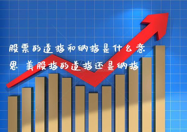 股票的道指和纳指是什么意思 美股指的道指还是纳指_https://www.cqckcrrc.com_纳指直播_第1张