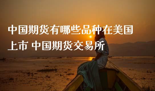 中国期货有哪些品种在美国上市 中国期货交易所_https://www.cqckcrrc.com_恒生指数_第1张