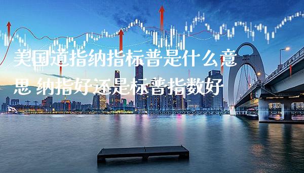 美国道指纳指标普是什么意思 纳指好还是标普指数好_https://www.cqckcrrc.com_纳指直播_第1张