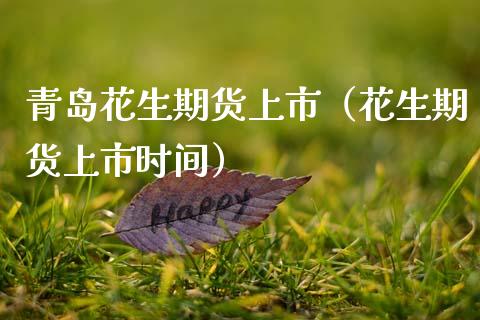 青岛花生期货上市（花生期货上市时间）_https://www.cqckcrrc.com_财经要闻_第1张