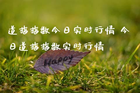 道指指数今日实时行情 今日道指指数实时行情_https://www.cqckcrrc.com_道指直播_第1张