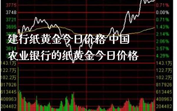 建行纸黄金今日价格 中国农业银行的纸黄金今日价格_https://www.cqckcrrc.com_黄金期货_第1张