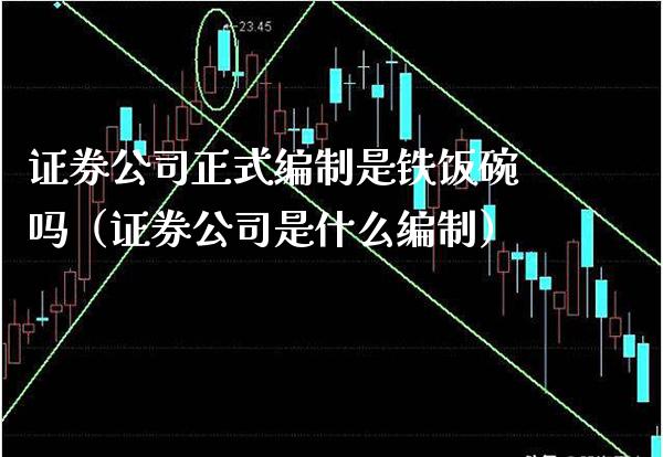 证券公司正式编制是铁饭碗吗（证券公司是什么编制）_https://www.cqckcrrc.com_恒生指数_第1张