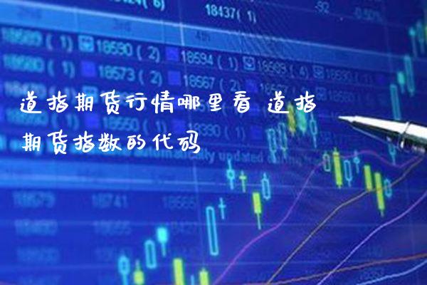 道指期货行情哪里看 道指期货指数的代码_https://www.cqckcrrc.com_道指直播_第1张