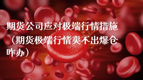 期货公司应对极端行情措施(期货极端行情卖不出爆仓咋办)_财经要闻_第1张_期货投资网 期货公司应对极端行情措施(期货极端行情卖不出爆仓咋办)_https://www.cqckcrrc.com_财经要闻_第1张