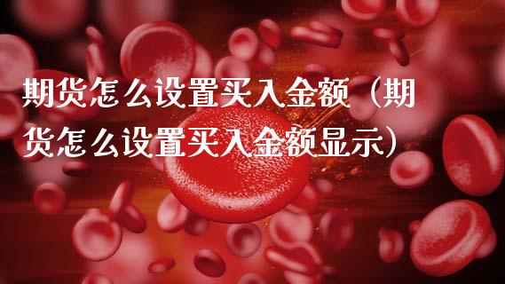 期货怎么设置买入金额(期货怎么设置买入金额显示)_恒生指数_第1张_期货投资网 期货怎么设置买入金额(期货怎么设置买入金额显示)_https://www.cqckcrrc.com_恒生指数_第1张