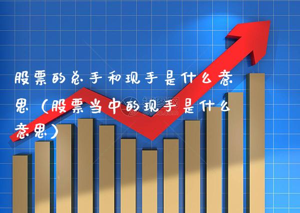 股票的总手和现手是什么意思(股票当中的现手是什么意思)_原油期货_第1张_期货投资网 股票的总手和现手是什么意思(股票当中的现手是什么意思)_https://www.cqckcrrc.com_原油期货_第1张
