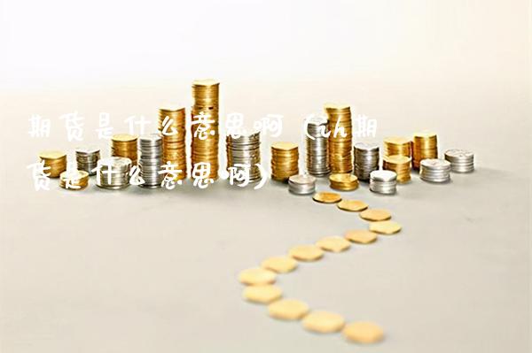 期货是什么意思啊（ih期货是什么意思啊）_https://www.cqckcrrc.com_纳指直播_第1张