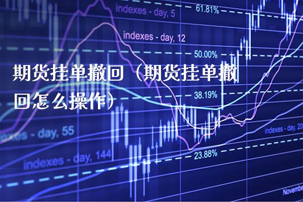 期货挂单撤回（期货挂单撤回怎么操作）_https://www.cqckcrrc.com_恒生指数_第1张