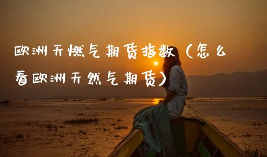 欧洲天燃气期货指数（怎么看欧洲天然气期货）_https://www.cqckcrrc.com_期货知识_第1张