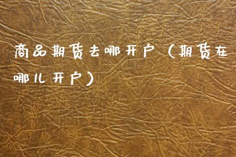 商品期货去哪开户（期货在哪儿开户）_https://www.cqckcrrc.com_股票理财_第1张