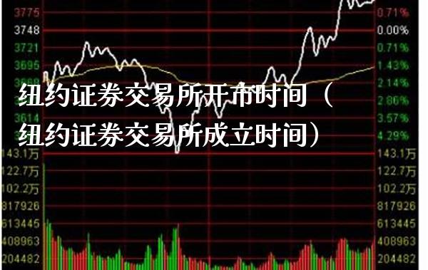 纽约证券交易所开市时间（纽约证券交易所成立时间）_https://www.cqckcrrc.com_黄金期货_第1张