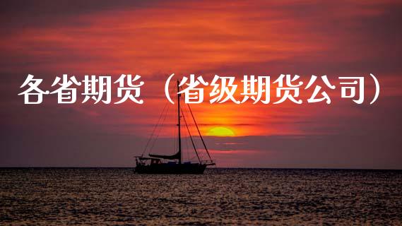 各省期货（省级期货公司）_https://www.cqckcrrc.com_国际期货_第1张