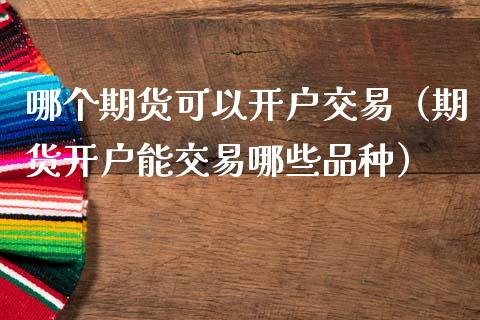 哪个期货可以开户交易（期货开户能交易哪些品种）_https://www.cqckcrrc.com_恒生指数_第1张
