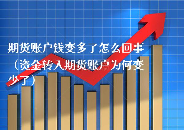 期货账户钱变多了怎么回事(资金转入期货账户为何变少了)_纳指直播_第1张_期货投资网 期货账户钱变多了怎么回事(资金转入期货账户为何变少了)_https://www.cqckcrrc.com_纳指直播_第1张