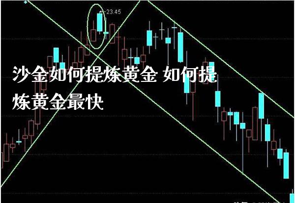 沙金如何提炼黄金 如何提炼黄金最快_https://www.cqckcrrc.com_黄金期货_第1张