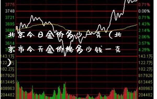 北京今日金价多少一克（北京市今天金价格多少钱一克）_https://www.cqckcrrc.com_黄金期货_第1张