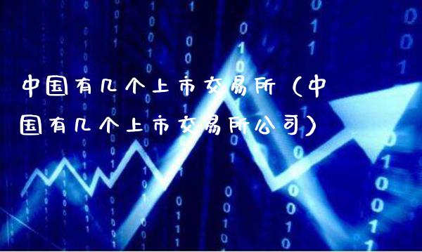 中国有几个上市交易所（中国有几个上市交易所公司）_https://www.cqckcrrc.com_黄金期货_第1张