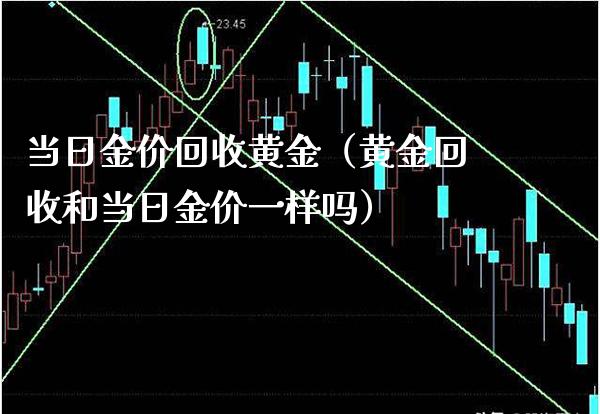 当日金价回收黄金（黄金回收和当日金价一样吗）_https://www.cqckcrrc.com_纳指直播_第1张