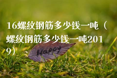 16螺纹钢筋多少钱一吨(螺纹钢筋多少钱一吨2019)_纳指直播_第1张_期货投资网 16螺纹钢筋多少钱一吨(螺纹钢筋多少钱一吨2019)_https://www.cqckcrrc.com_纳指直播_第1张