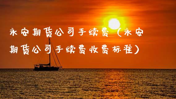 永安期货公司手续费（永安期货公司手续费收费标准）_https://www.cqckcrrc.com_道指直播_第1张