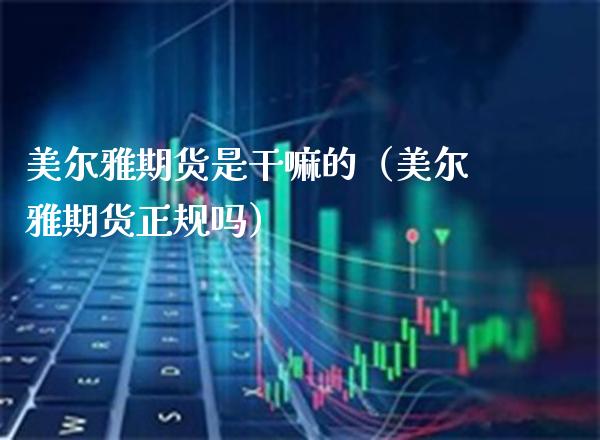 美尔雅期货是干嘛的(美尔雅期货正规吗)_期货开户_第1张_期货投资网 美尔雅期货是干嘛的(美尔雅期货正规吗)_https://www.cqckcrrc.com_期货开户_第1张