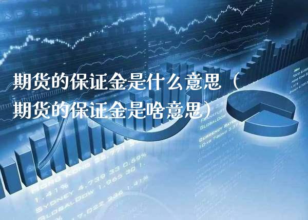 期货的保证金是什么意思（期货的保证金是啥意思）_https://www.cqckcrrc.com_黄金期货_第1张