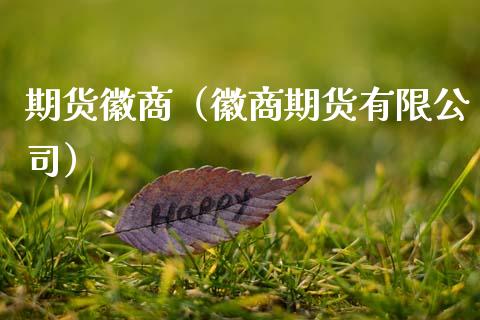 期货徽商（徽商期货有限公司）_https://www.cqckcrrc.com_期货知识_第1张