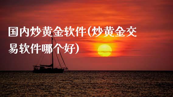 国内炒黄金软件(炒黄金交易软件哪个好)_https://www.cqckcrrc.com_原油期货_第1张