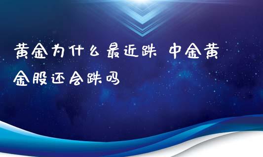 黄金为什么最近跌 中金黄金股还会跌吗_恒生指数_第1张_期货投资网 黄金为什么最近跌 中金黄金股还会跌吗_https://www.cqckcrrc.com_恒生指数_第1张