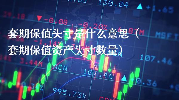 套期保值头寸是什么意思（套期保值资产头寸数量）_https://www.cqckcrrc.com_道指直播_第1张