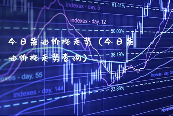 今日柴油价格走势（今日柴油价格走势查询）_https://www.cqckcrrc.com_黄金期货_第1张