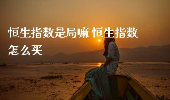 恒生指数是局嘛 恒生指数怎么买_https://www.cqckcrrc.com_恒生指数_第1张