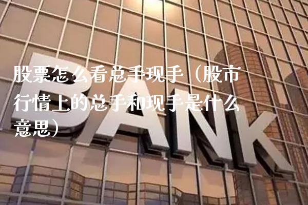 股票怎么看总手现手（股市行情上的总手和现手是什么意思）_https://www.cqckcrrc.com_纳指直播_第1张