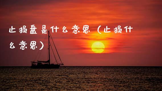 止损盘是什么意思(止损什么意思)_黄金期货_第1张_期货投资网 止损盘是什么意思(止损什么意思)_https://www.cqckcrrc.com_黄金期货_第1张