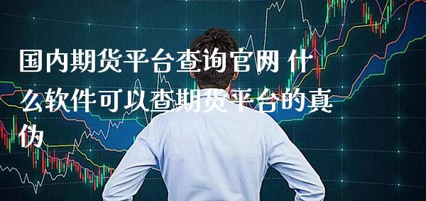 国内期货平台查询官网 什么软件可以查期货平台的真伪_https://www.cqckcrrc.com_原油期货_第1张