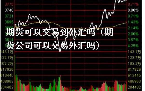 期货可以交易到外汇吗（期货公司可以交易外汇吗）_https://www.cqckcrrc.com_道指直播_第1张