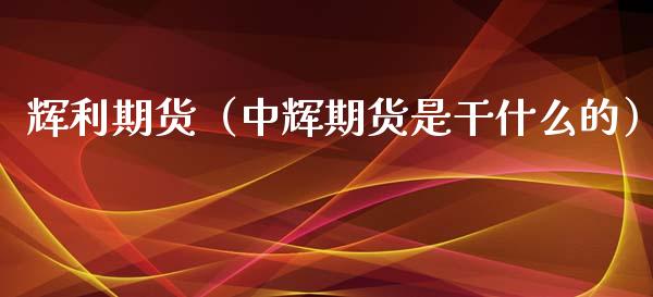 辉利期货(中辉期货是干什么的)_期货开户_第1张_期货投资网 辉利期货(中辉期货是干什么的)_https://www.cqckcrrc.com_期货开户_第1张