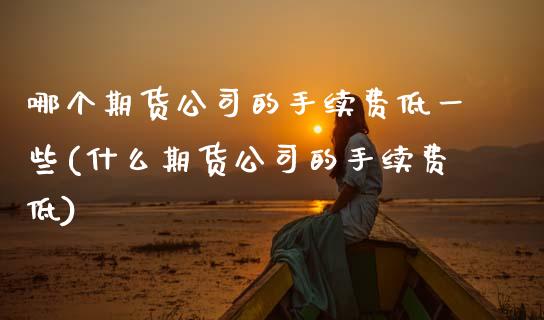 哪个期货公司的手续费低一些(什么期货公司的手续费低)_原油期货_第1张_期货投资网 哪个期货公司的手续费低一些(什么期货公司的手续费低)_https://www.cqckcrrc.com_原油期货_第1张