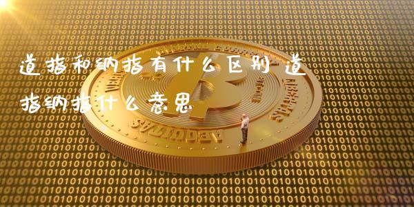 道指和纳指有什么区别 道指纳指什么意思_https://www.cqckcrrc.com_道指直播_第1张
